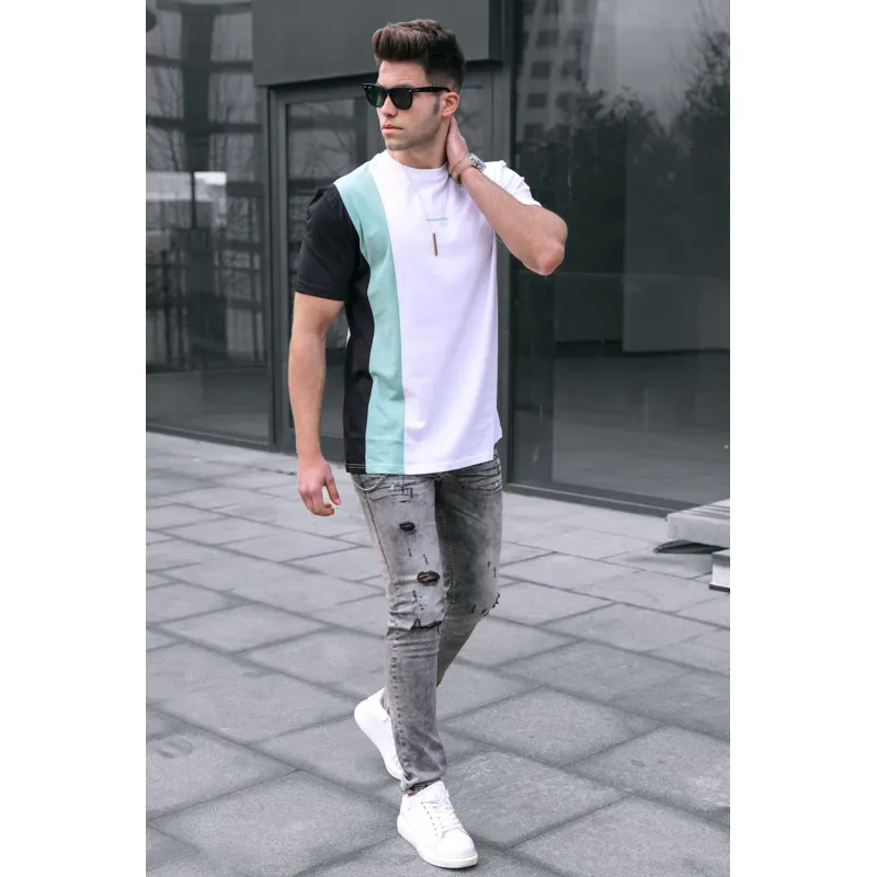 Vīriešu balts T-krekls Remol PK5370 Premium
