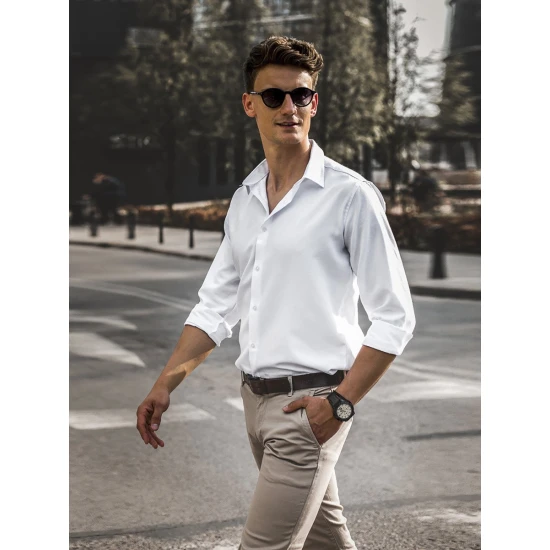 Balts krekls Intense MECH/2122