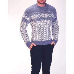 Vīriešu gaiši zils džemperis Ice