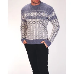 Vīriešu gaiši zils džemperis Ice