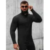 Karim melns džemperis ar rāvējslēdzēju NB/MM6004/4