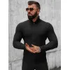 Karim melns džemperis ar rāvējslēdzēju NB/MM6004/4