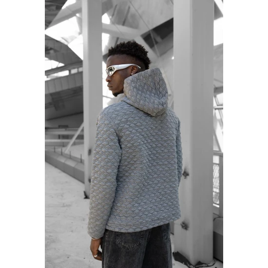 Brūns džemperis ar kapuci Rombas PK3028