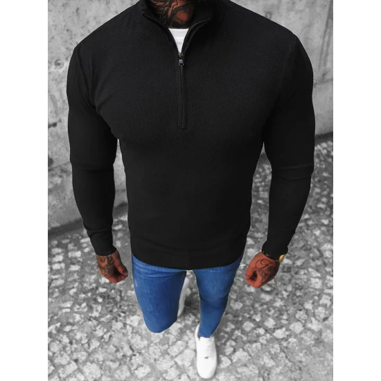 Melns puspapīra džemperis Makar Džemperi