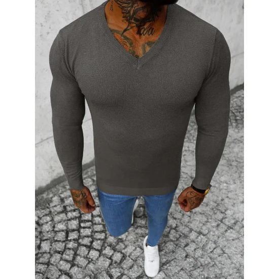 Tumši pelēks vīriešu džemperis Gozil NB/MMB601/3