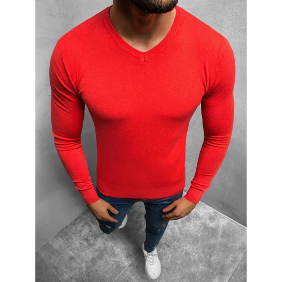Sarkans vīriešu džemperis Robi TMK/YY03/5