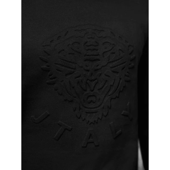 Vīriešu melns džemperis Itālija