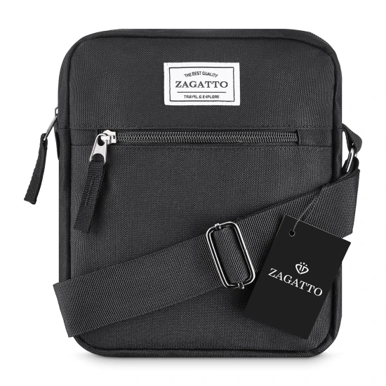 Vīriešu melna rokassomiņa Danny ZG52