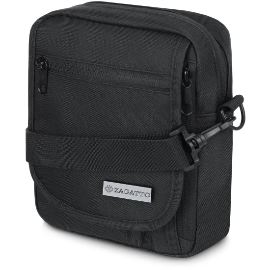 Vīriešu melna rokassomiņa Detric ZG707