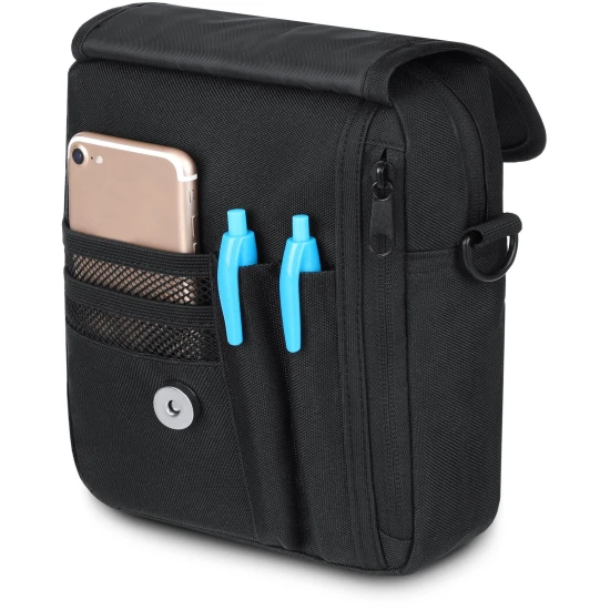 Vīriešu melna rokassomiņa Detric ZG707