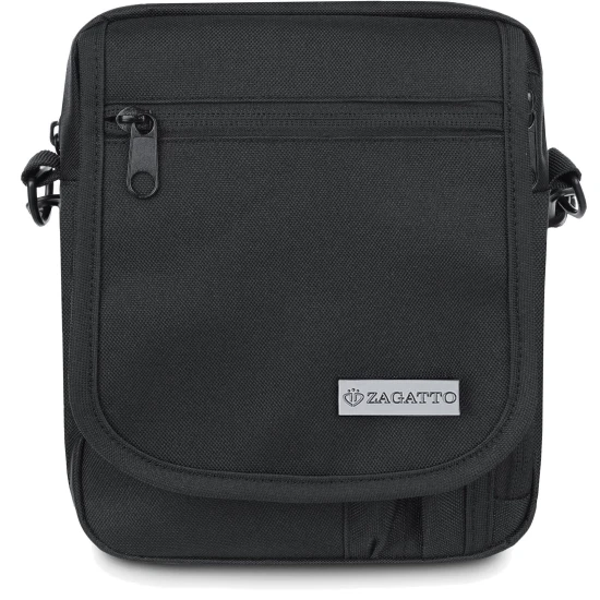 Vīriešu melna rokassomiņa Detric ZG707