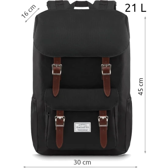 Melna daudzfunkcionāla mugursoma Doder ZG796