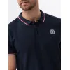Tumši zils polo krekls Karol V5 S1635
