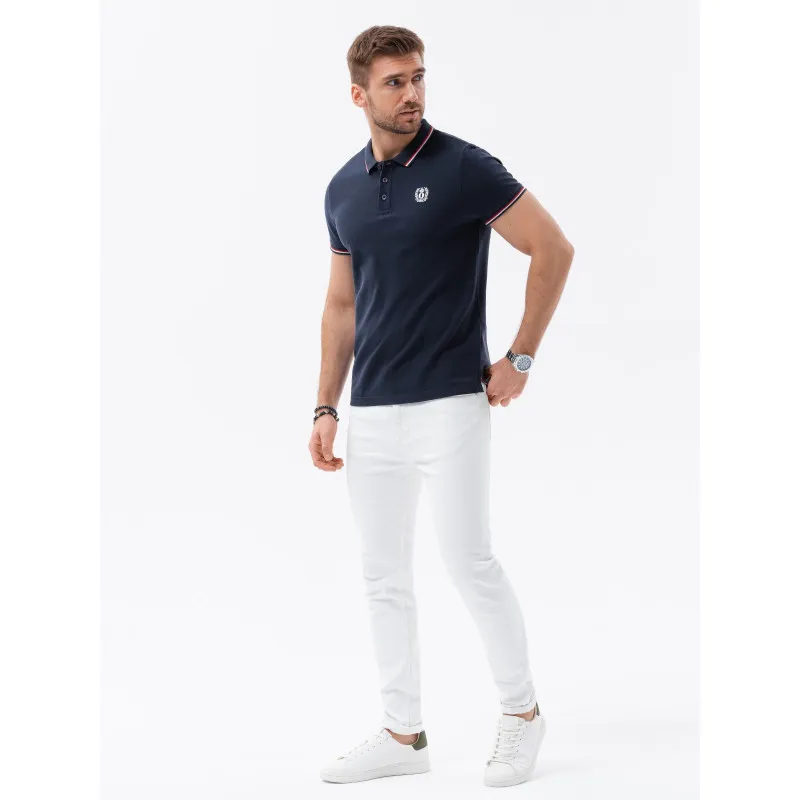 Tumši zils polo krekls Karol V5 S1635