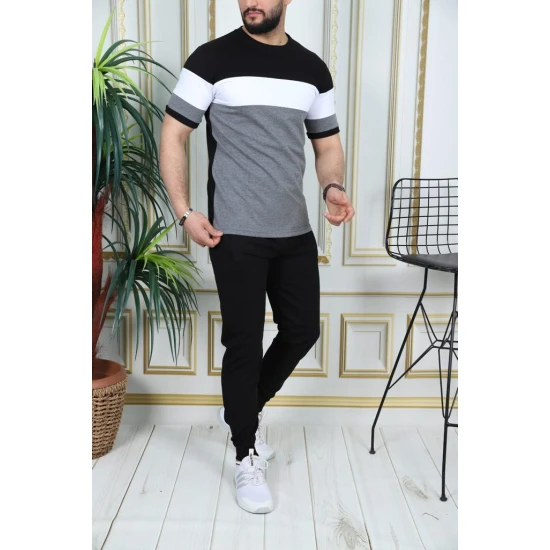 Sporta kostīms melns - tumši pelēks Rader PK3011 Premium