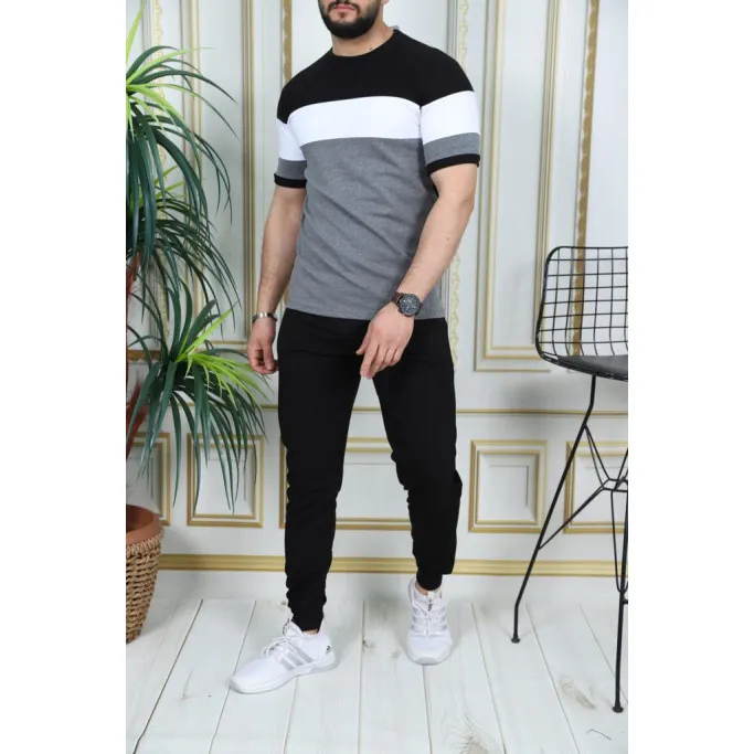 Sporta kostīms melns - tumši pelēks Rader PK3011 Premium
