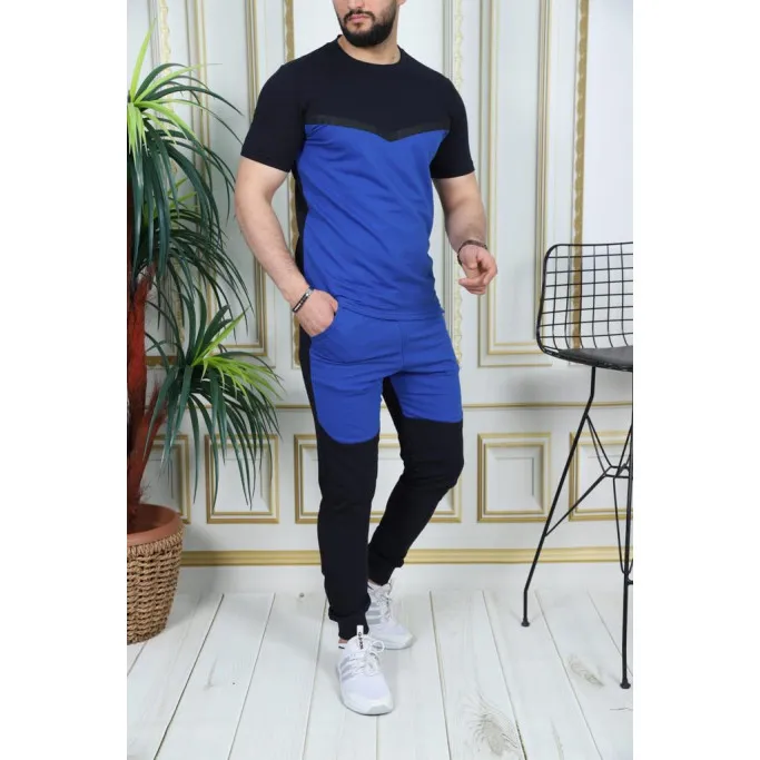 Sporta kostīms melns - zils Karter PK3010 Premium