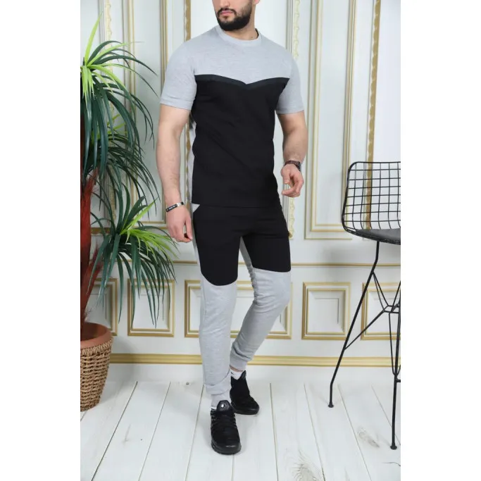 Sporta kostīms pelēks - melns Karter PK3010 Premium