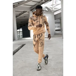 Vīriešu bēšs treniņtērps Road Trip