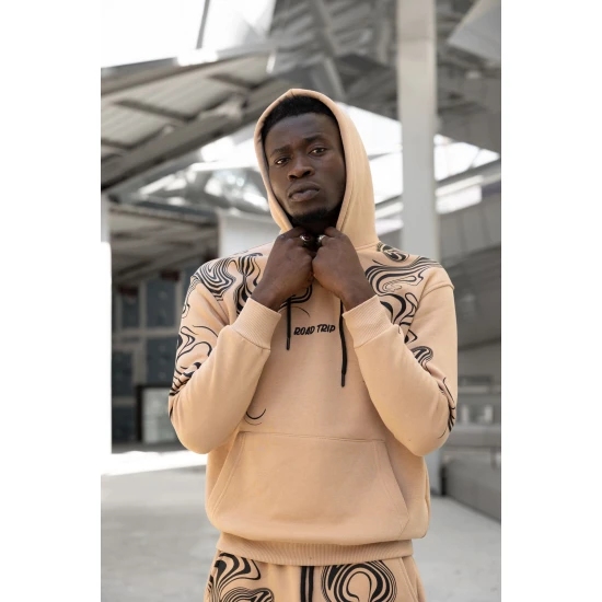 Vīriešu bēšs treniņtērps Road Trip PK3018 Premium