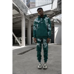 Vīriešu zaļais treniņtērps Road Trip