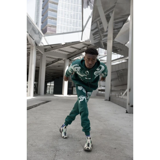 Vīriešu zaļais treniņtērps Road Trip PK3018 Premium