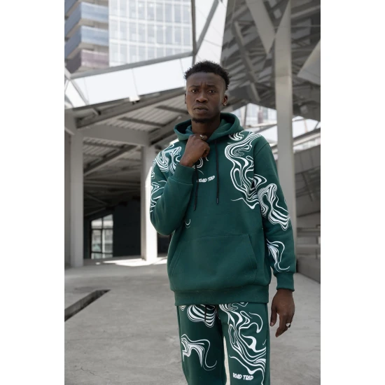 Vīriešu zaļais treniņtērps Road Trip PK3018 Premium