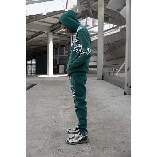 Vīriešu zaļais treniņtērps Road Trip PK3018 Premium