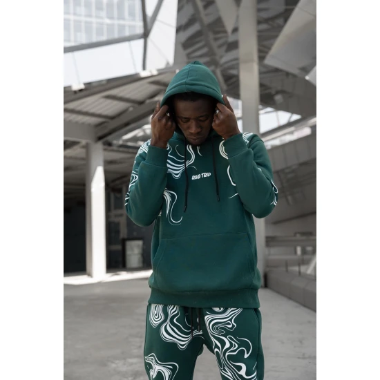 Vīriešu zaļais treniņtērps Road Trip PK3018 Premium