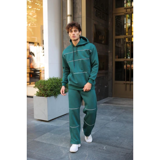 Vīriešu zaļš treniņtērps PK3017 Premium