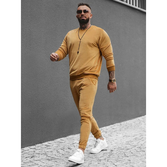 Velūra vīriešu brūns atpūtas komplekts Kafil O/12130Z