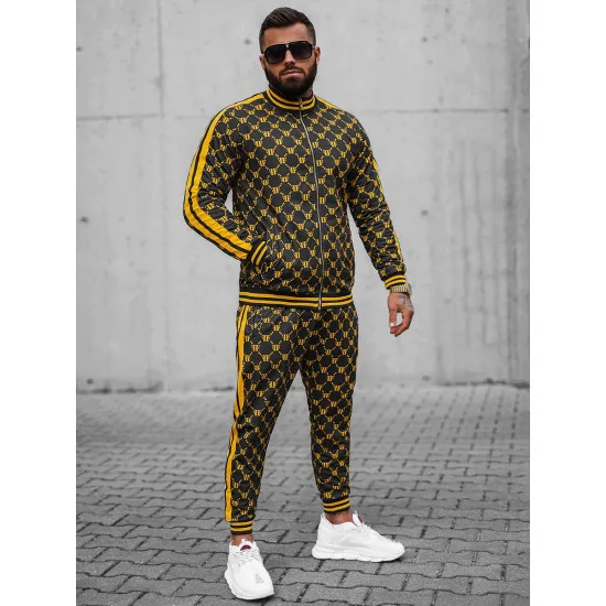 Melns - dzeltens vīriešu komplekts Oran O/12136 Premium