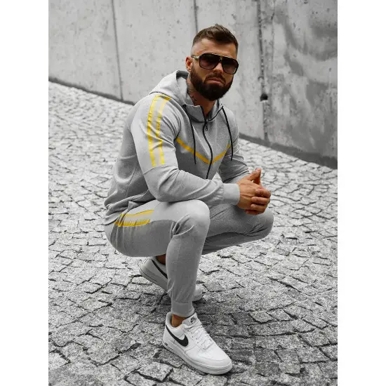 Pelēks vīriešu sporta komplekts Ronex JS/C8117