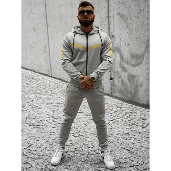 Pelēks vīriešu sporta komplekts Ronex JS/C8117