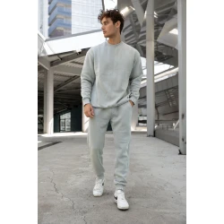 Gaiši pelēks vīriešu komplekts Lipo