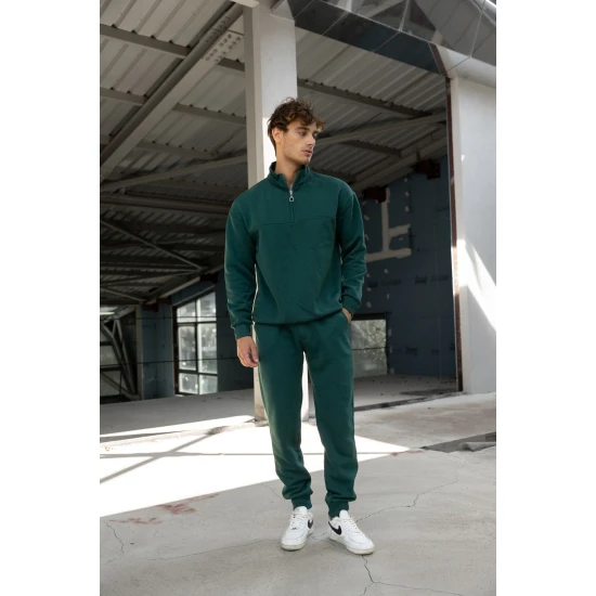 Tumši zaļš vīriešu komplekts Gerol PK3022 Premium