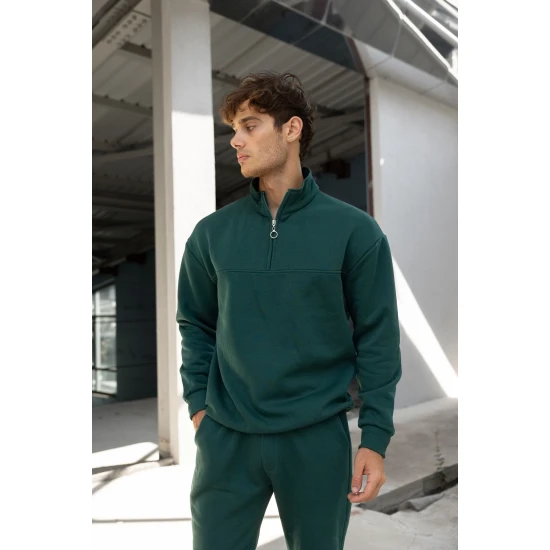 Tumši zaļš vīriešu komplekts Gerol PK3022 Premium