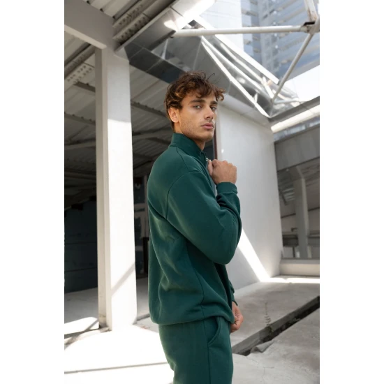 Tumši zaļš vīriešu komplekts Gerol PK3022 Premium