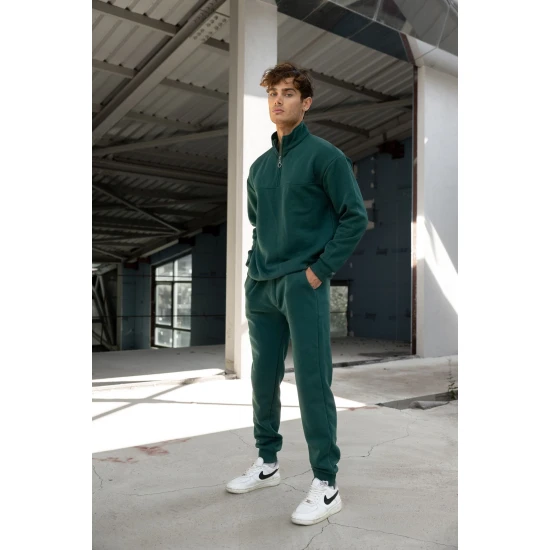 Tumši zaļš vīriešu komplekts Gerol PK3022 Premium