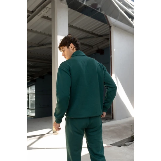 Tumši zaļš vīriešu komplekts Gerol PK3022 Premium