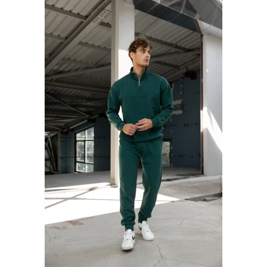 Tumši zaļš vīriešu komplekts Gerol PK3022 Premium