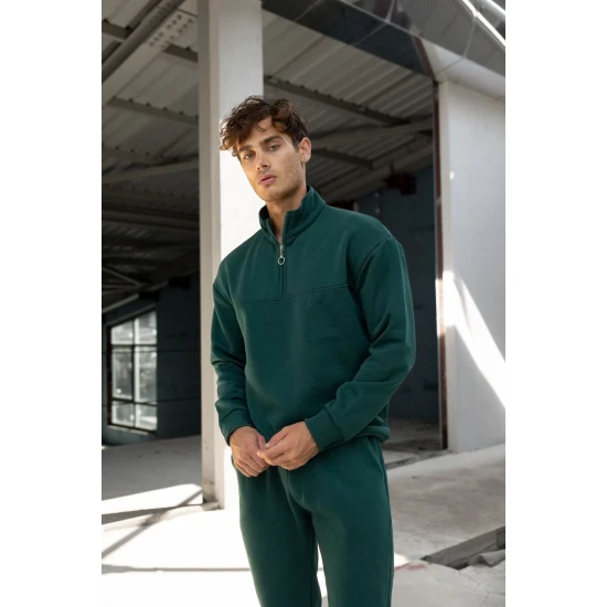 Tumši zaļš vīriešu komplekts Gerol PK3022 Premium