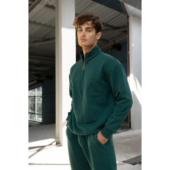 Tumši zaļš vīriešu komplekts Gerol PK3022 Premium