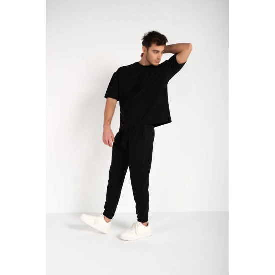 Vīriešu melns komplekts SumerTop Sporta tērpi Premium