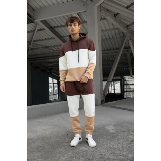 Vīriešu trīs krāsu melns treniņtērps One PK3020 Premium