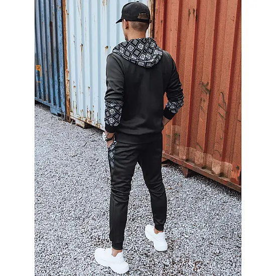 Vīriešu sporta komplekts melnā krāsā Vego AX0604