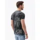 Dark grey men's shirt Komel V6 S1377