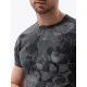 Dark grey men's shirt Komel V6 S1377
