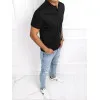 Vīriešu melns polo krekls Palom PX0512