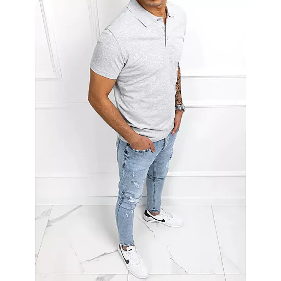 Vīriešu pelēks polo krekls Palom PX0513